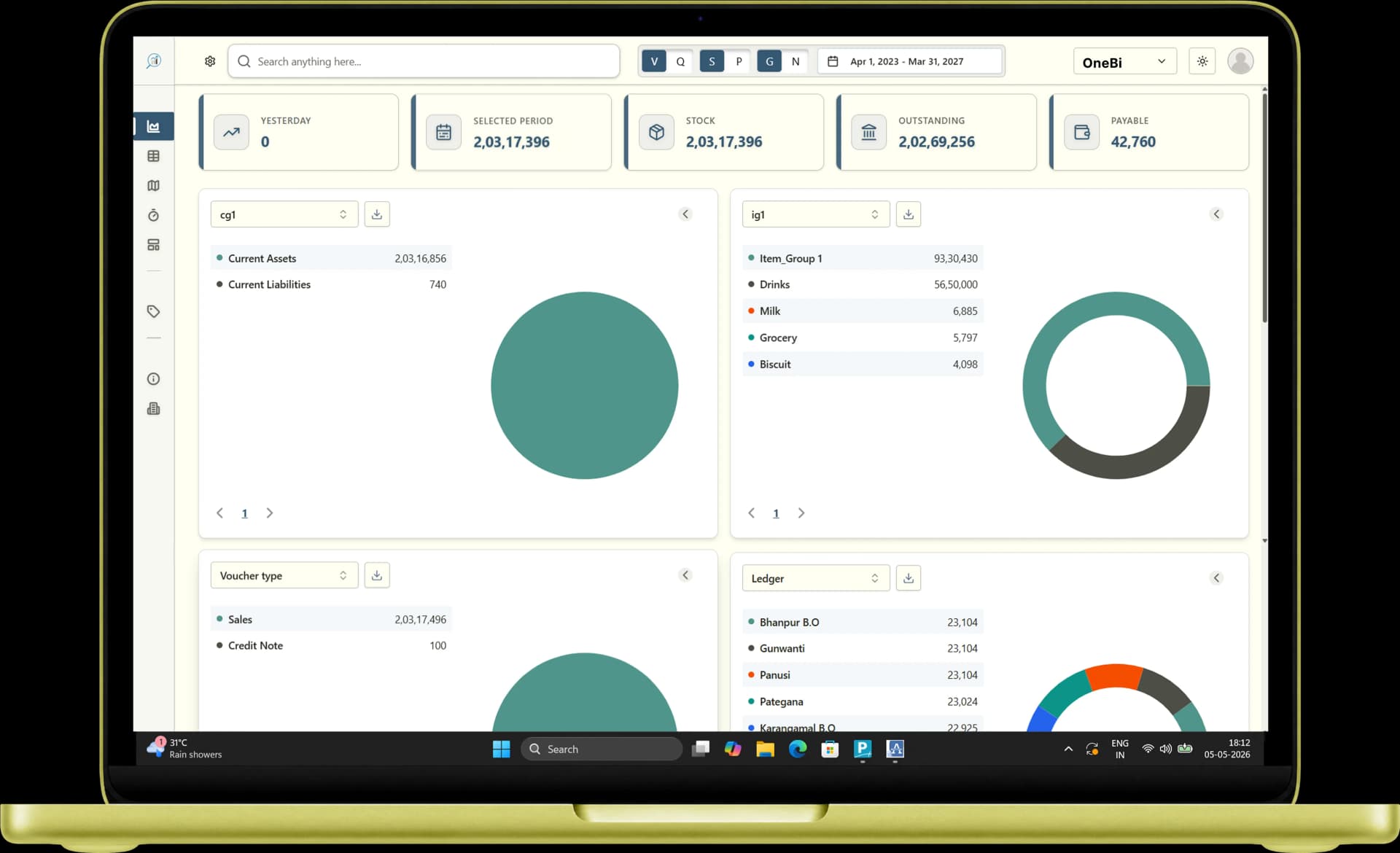 Tally Business Analytics — Live Reports & KPIs on Mobile showcase